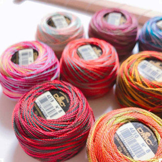 DMC Limited Coloris ไหม Perle Cotton สีเหลือบ No.8 - Made in…