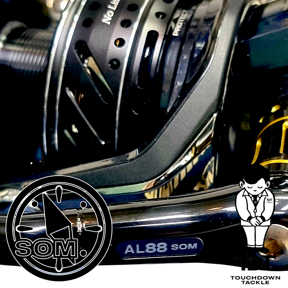 STUDIO OCEAN MARK  ALL BLACK SPOOL NOLIMIT & HANDLE SET ** SPECIAL ITEM สายดำ ของแท้ SOM 100% **