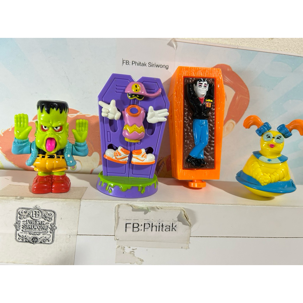 Mc Donalds 1991 Happy Meal Toys  Gravesdale High 3 Figures Excellent