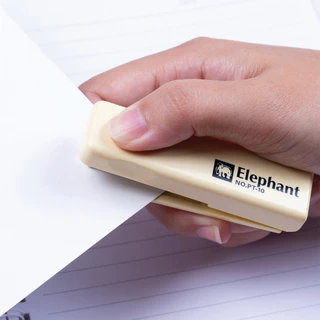 เครื่องเย็บกระดาษ Elephant ตราช้าง NO.PT-10 เครื่องเย็บ สีพาสเทล พับเก็บได้ คละสี (จำนวน 1 เครื่อง)