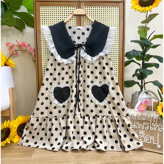 PM129 My heart dress. ยาว 33นิ้ว