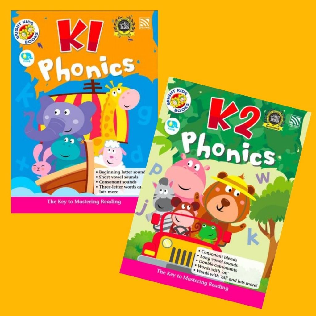 Taladboran(อนุบาล) Bright Kids - K1, K2 Phonics + เฉลย
