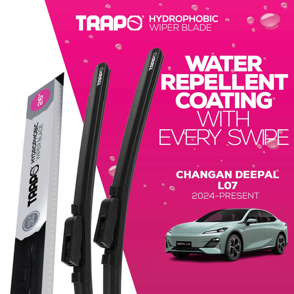 ที่ปัดน้ำฝน Trapo Hydrophobic Changan Deepal L07 (2024-ปัจจุบัน) 1 คู่