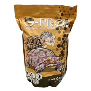 G-Pro อาหารสำหรับเต่าบก กันจูโปร Ganzhu เม็ดกลม เพิ่มโปรไบโอติก ขนาด 1 กิโลกรัม