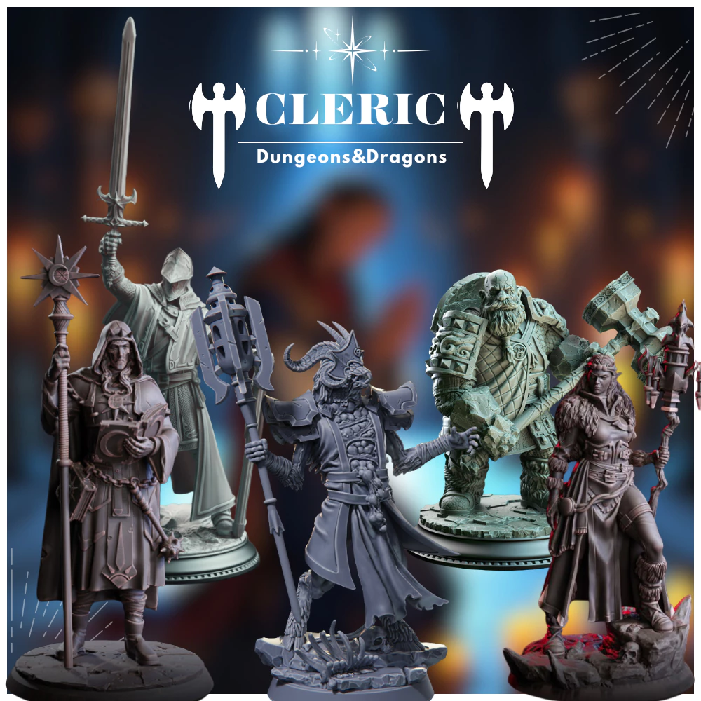 Dnd miniature Dungeon and dragons CLERIC CLASS