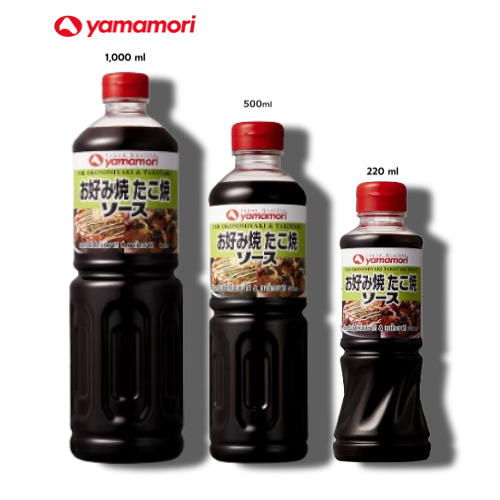 Yamamori  Okonomiyaki Takoyaki Sauce (Halal) ยามาโมริ ซอสโอโคโนะมิยากิ ซอสพิซซ่าญี่ปุ่น ซอสทาโกะยากิ มีฮาลาล