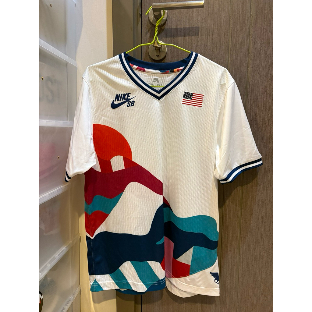NIKE SB X PARRA OLYMPIC 2020 USA TEAM SIZE S