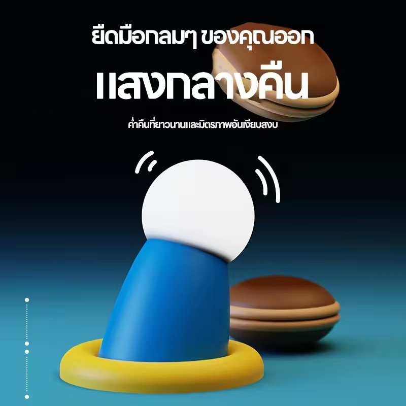 [พร้อมส่ง] ไฟกลางคืน LED โดราเอมอนน่ารัก – แบตเตอรี่ความจุขนาดใหญ่, ไฟ 3 โหมดปรับได้, การชาร์จ USB, โคมไฟห้องนอนแสนสบาย,