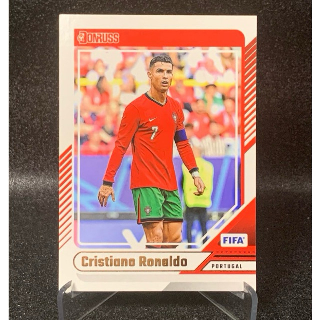 การ์ดฟุตบอล Donruss Cristiano Ronaldo CR.7 การ์ดหนา 35pt แถมท็อปโหลดให้