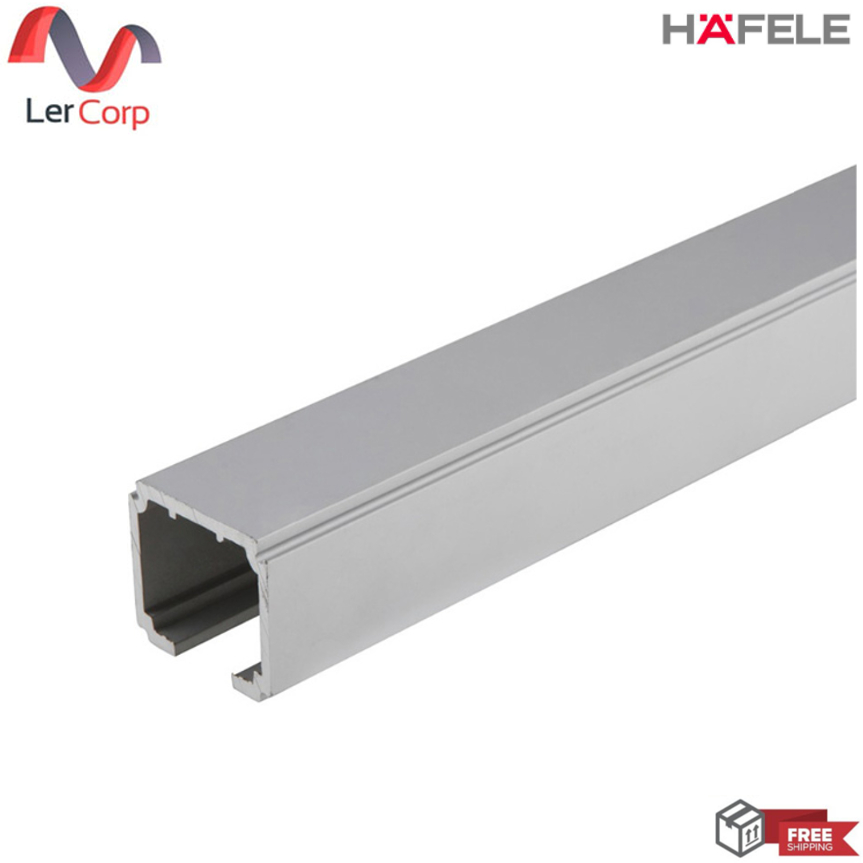 (Hafele) รางบานเลื่อน 160 อลูมิเนียม4 เมตร (499.40.054)