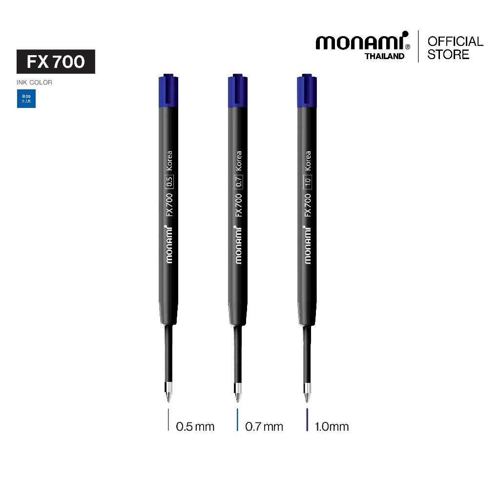 Monami ไส้ปากกา ไส้ปากกาลูกลื่น เอฟเอ็กซ์ 700