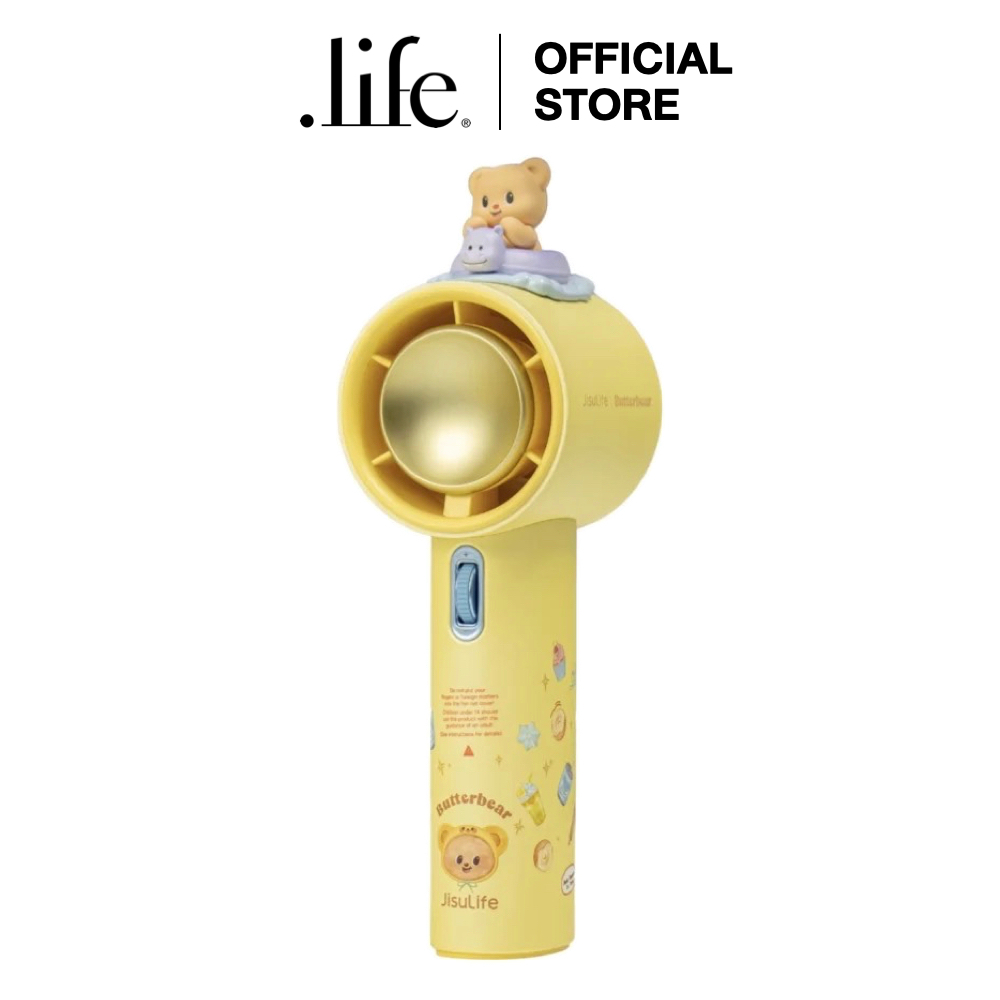 Jisulife พัดลมหมีเนย , พัดลมมือถือ , พัดลมพกพา รุ่น FA53 (ABS) Pro1 x Butterbear By Dotlife