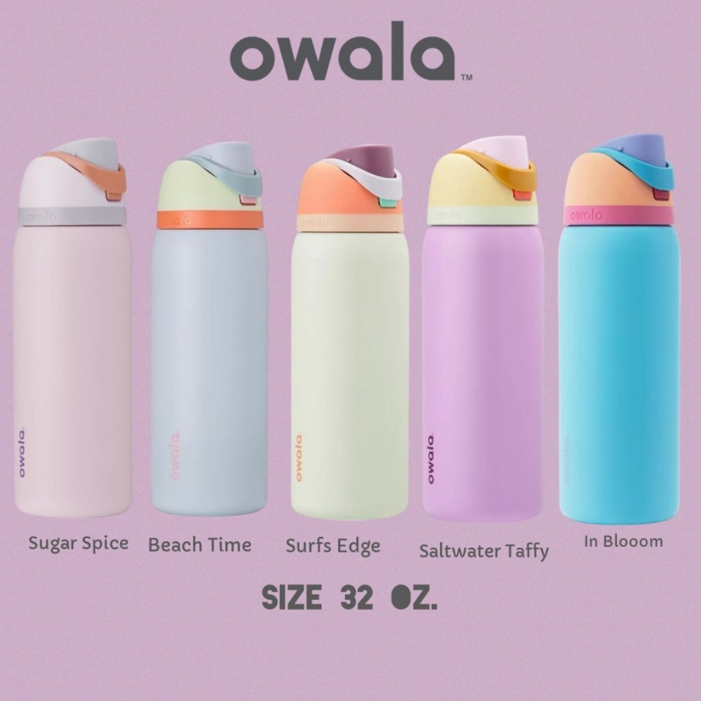 สีมาใหม่เพิ่ม📍งานแท้ #พร้อมส่ง  Owala กระติกน้ำรุ่น Owala Free Sip ขนาด 32 oz.  : Owala FreeSip Bott