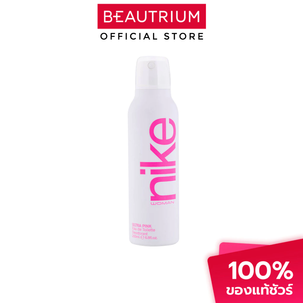 NIKE Ultra Color Edt Deodorant Women Ultra Pink สเปรย์ระงับกลิ่นกายสำหรับผู้หญิง 200ml