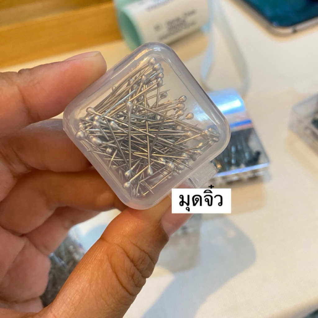 เข็มมุดผ้าคลุม 100 เล่มต่อตลับ