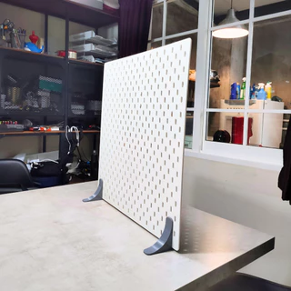 ขาตั้งบอร์ด IKEA Skadis (เฉพาะขาตั้ง) รุ่นด้านหลังตัด – วางโต๊ะได้ ไม่ต้องเจาะผนัง IKEA Skadis Stand short [3D Print]