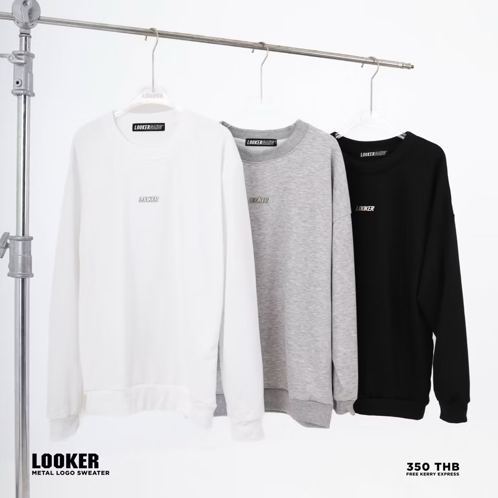 LOOKER - METAL LOGO SWEATER