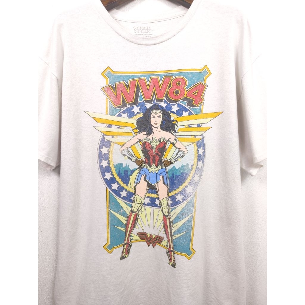 เสื้อยืด มือสอง ลายการ์ตูน DC : Wonder Woman อก 42 ยาว 27 #63