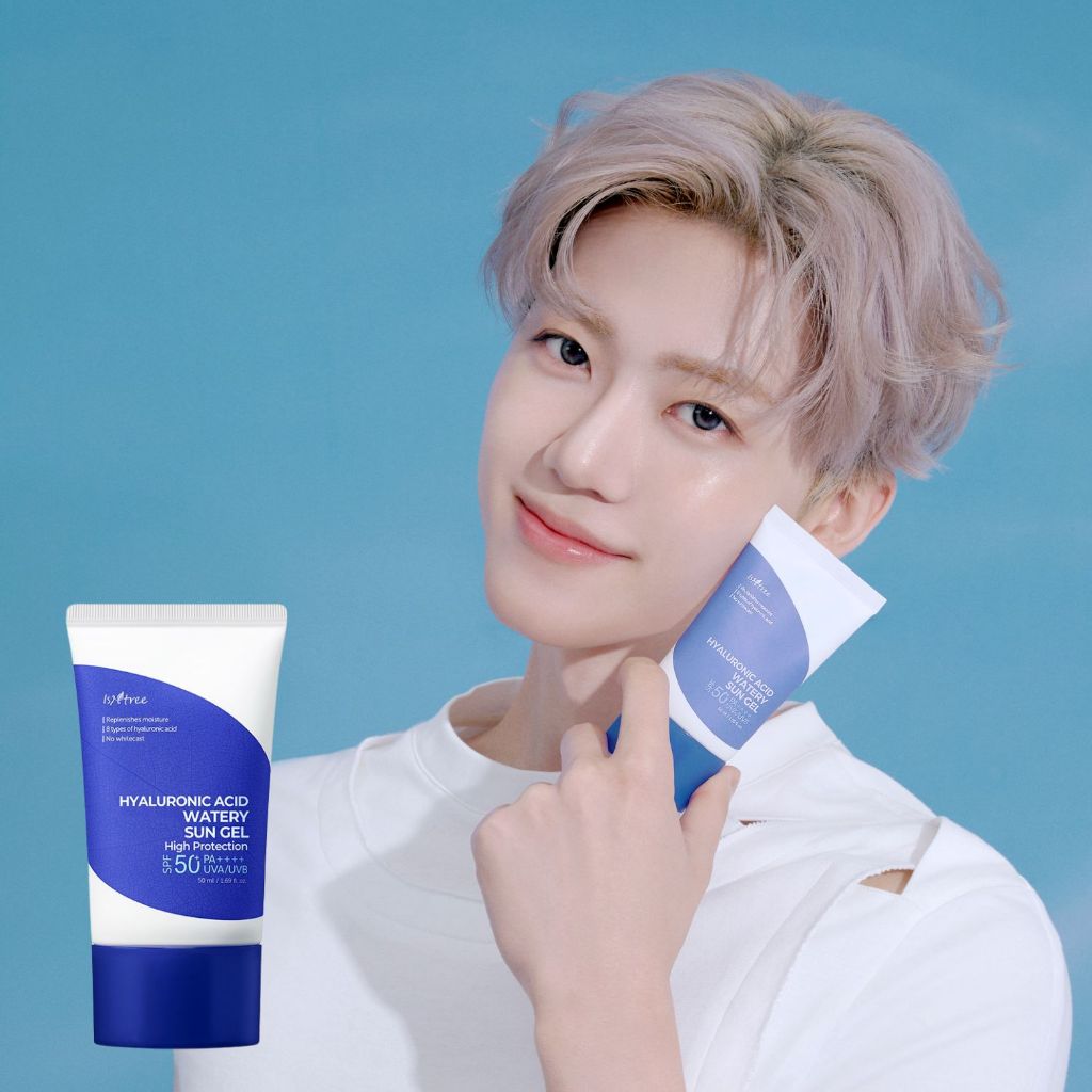 [1 ชิ้น] ISNTREE Hyaluronic Acid Watery Sun Gel SPF50+ PA++++ 50 ml.