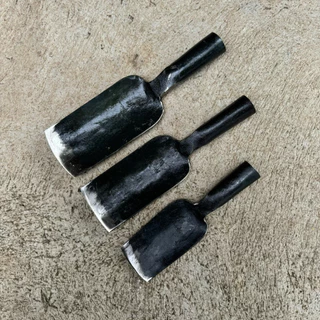 เสียมคอ ทำจากเหล็กแหนบ(เฉพาะหัว) 3รุ่น เสียมขุดดิน
