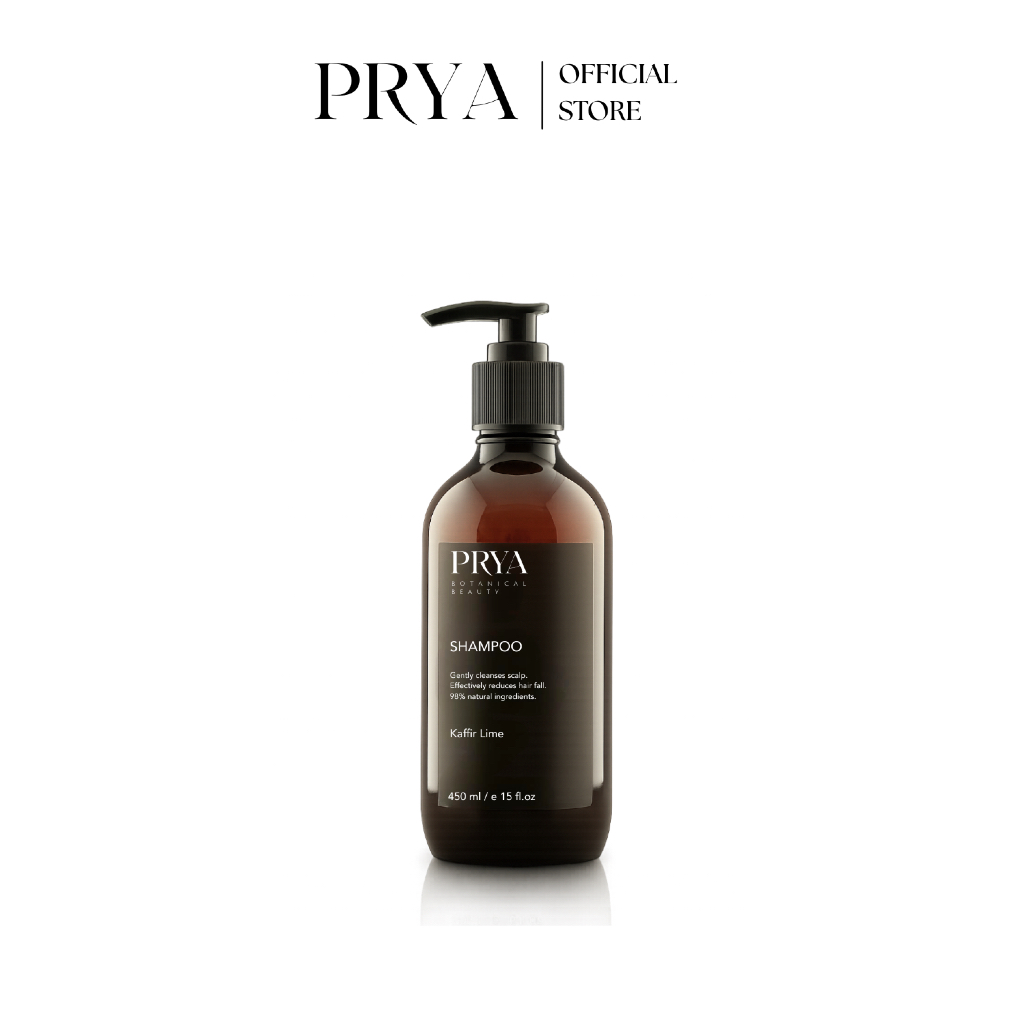 PRYA Kaffir Lime Shampoo แชมพูลดผมร่วง 450 มล. Anti-Hair Loss Shampoo 450 mL.