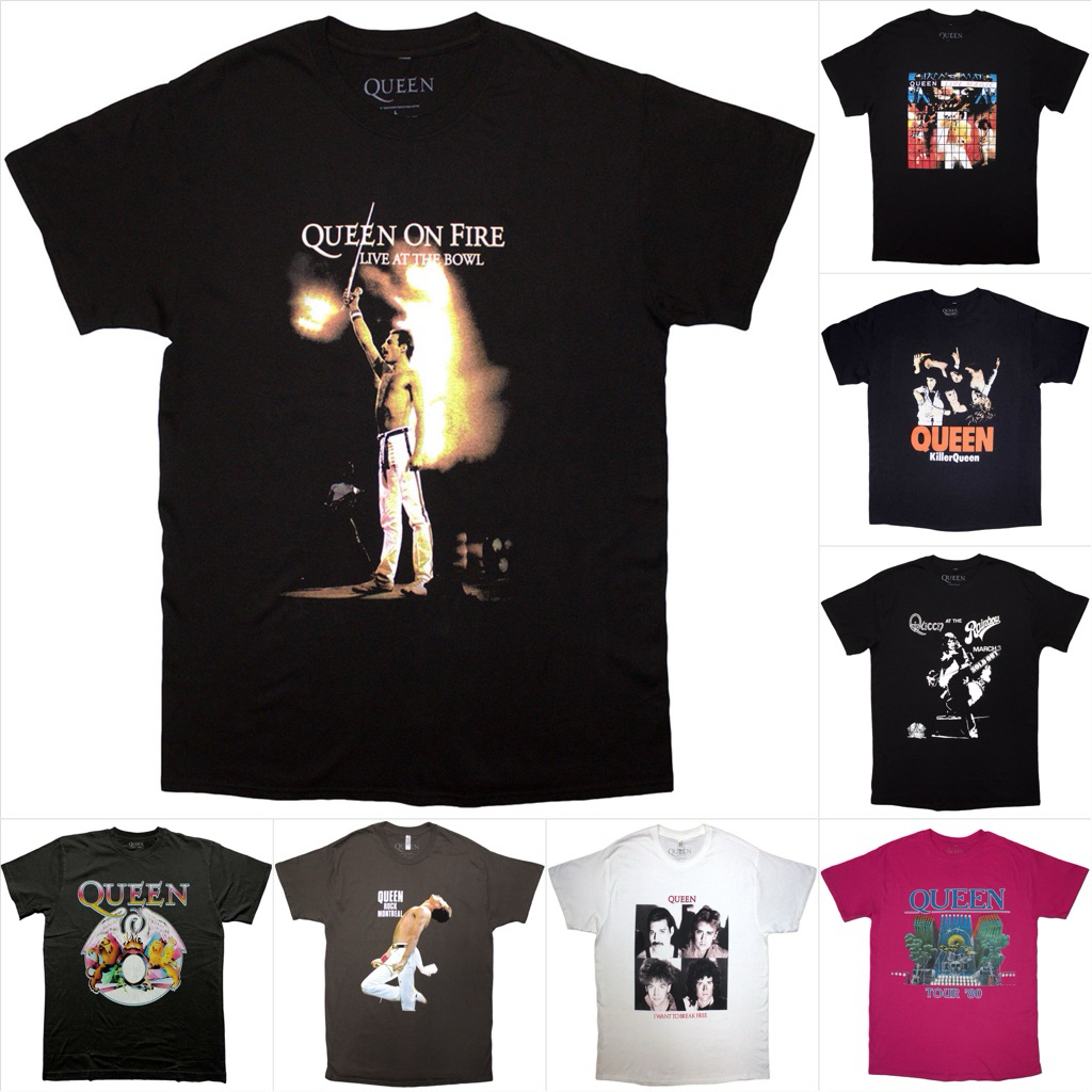 ⚠️เปิด PREORDER เสื้อวงดนตรี Queen T-Shirt ลิขสิทธิ์ของแท้ UK 🇬🇧🤘🔥