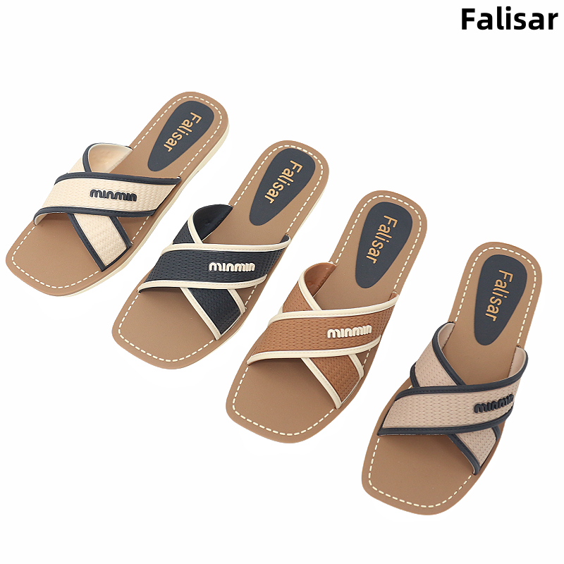 รองเท้าแตะสวมใส่สบายสุดๆ! Falisar รุ่น 1501-7 แบบเกาหลี ใส่ได้ทุกวัน ไม่อันตราย ไซส์ครบ 4 สีฮิต