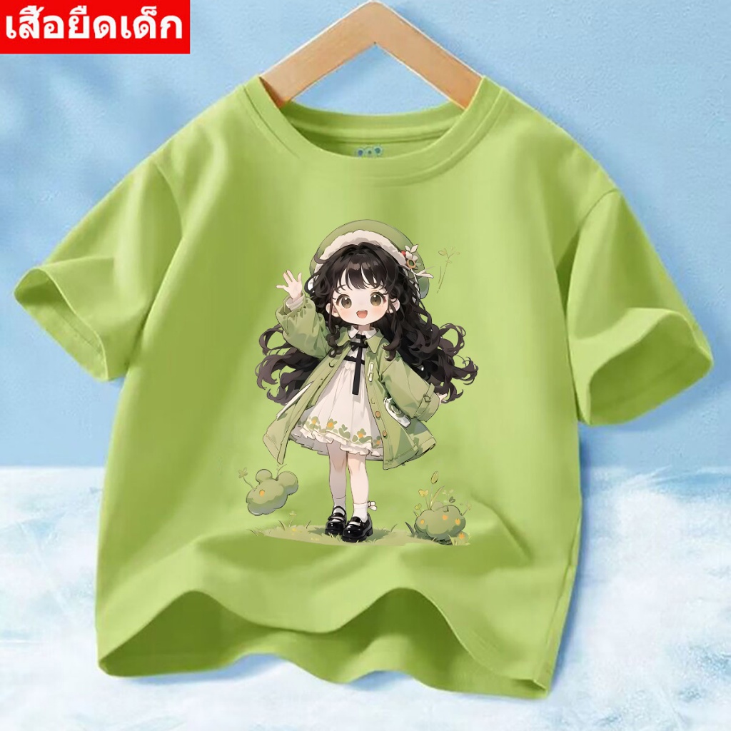 J-1028-SHORT เสื้อยืดแฟขั่นเด็กๆลายมาใหม่  เสื้อแขนสั้นคอกลม ลายสกรีนน่ารักๆ ใส่ได้ทั้งเด็กผู้หญิงและเด็กผู้ชาย