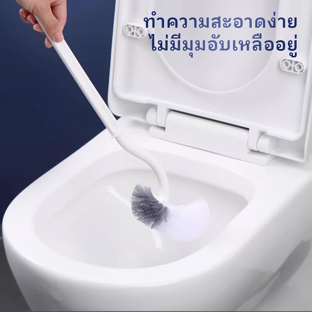 แปรงขัดห้องน้ำชุดเซ็ต แปรงขัดห้องน้ำซิลิโคน แปรงล้างห้องน้ำ CODจัดส่งจากกรุงเทพฯ ชุดเซ็ต 3in1ติดผนัง มีช่องระบายน้ำ - รูปที่ 3