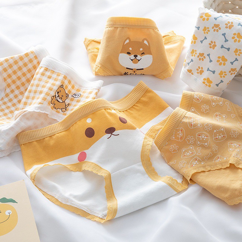 E67 กางเกงในน่ารัก เซ็ตน้องหมาชิบะ ใส่สบาย มีหลายลายให้เลือก พร้อมส่ง