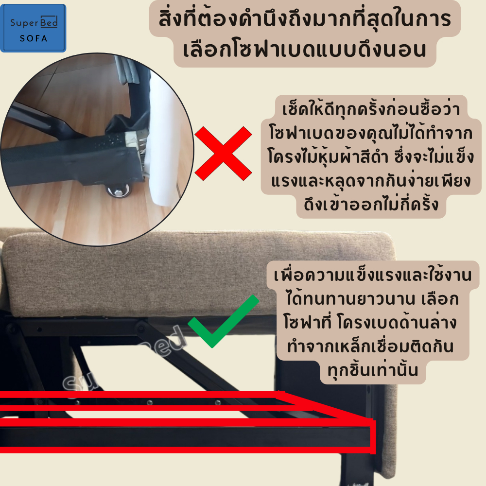 จัดส่งทั่วประเทศ 5-10 วันผ่อน0% โซฟาเบด 2 ที่นั่ง ปรับนอน Cubico คิวบิโค่ 158x 90-185x95 ซม รูปที่ 8