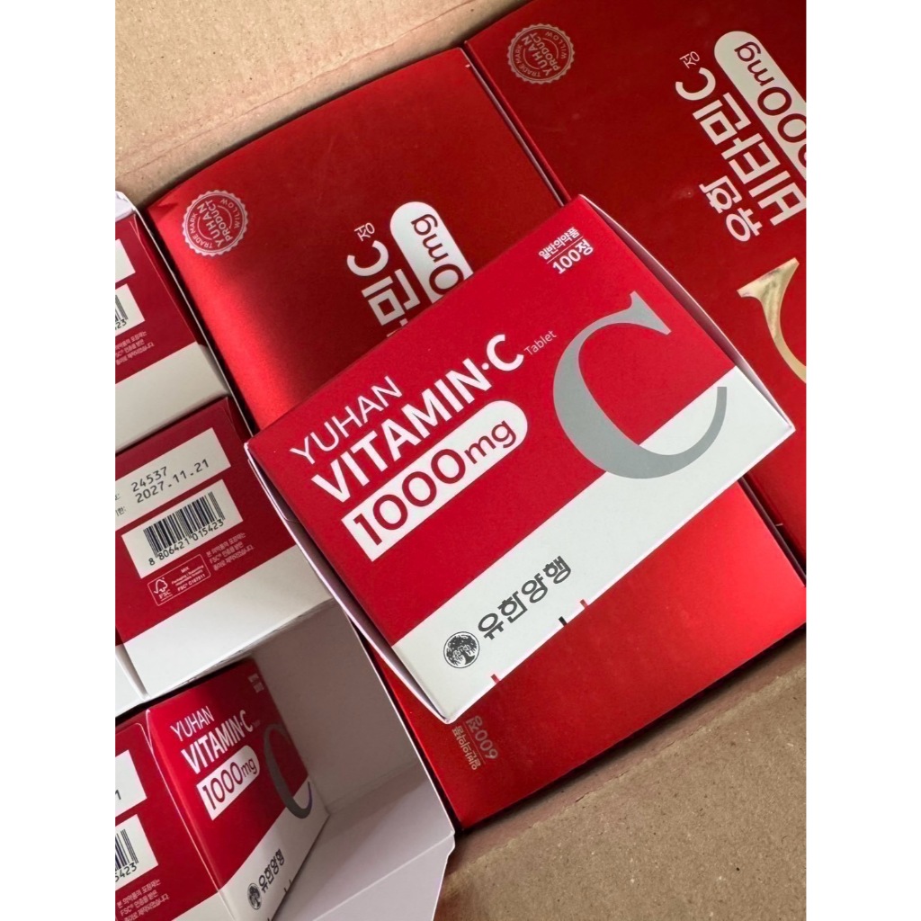 Yuhan Vitamin C 1000mg  กล่อง 100 เม็ด