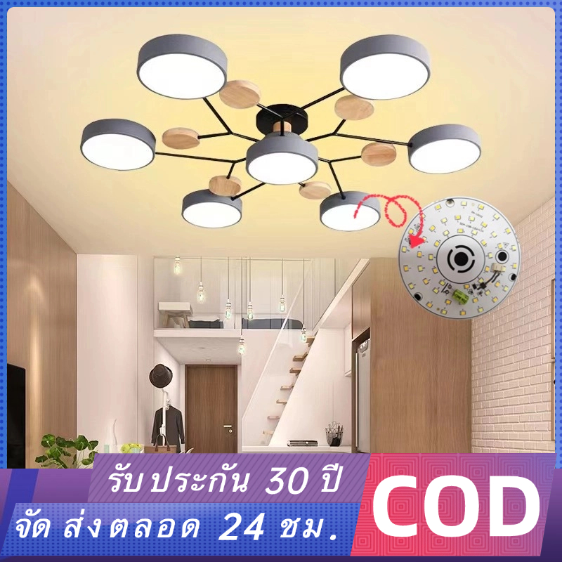 นอร์ดิก LED โคมไฟเพดานโคมระย้าที่ทันสมัยโคมไฟห้องนั่งเล่นแขวนแสงห้องรับประทานอาหารจี้ light