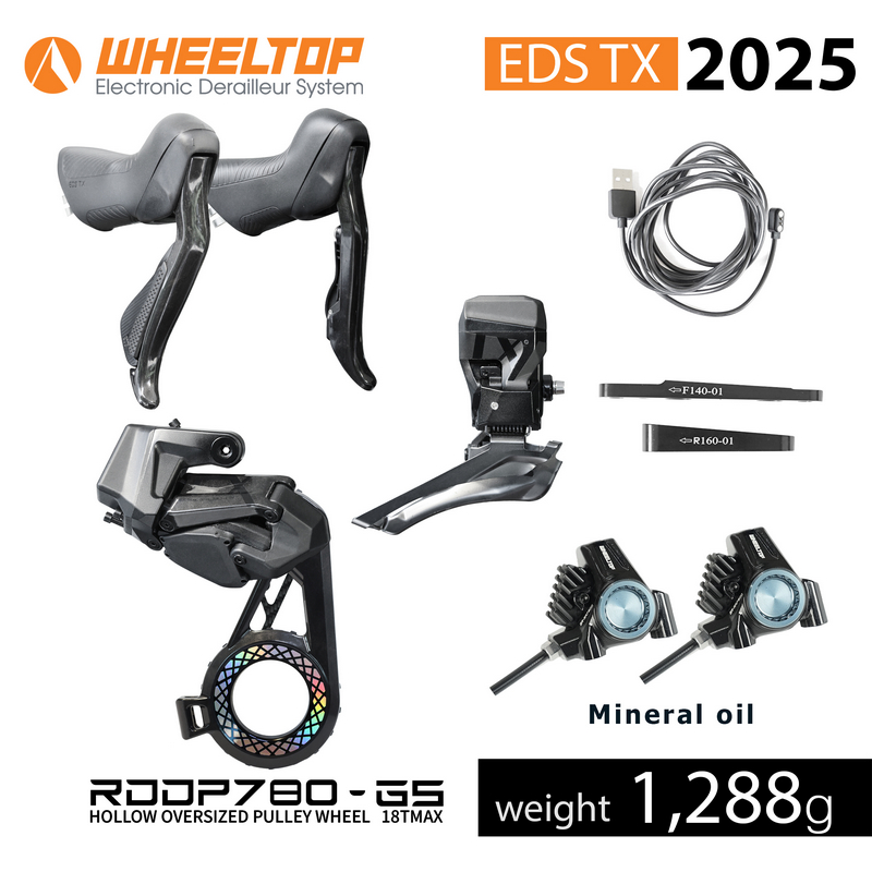 สินค้าพร้อมจัดส่ง Wheeltop EDS TX 2025 เบาขึ้น 70g ระยะเบรคปรับได้ เบรครุ่นใหม่ ราคา ถูกที่สุด ดีลบีเคเค