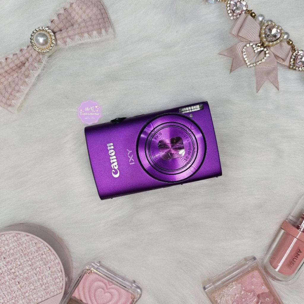 กล้องมือสอง CANON IXY 600F สีม่วง 💜 อุปกรณ์ครบ ✈️ ส่งตรงจากญี่ปุ่น