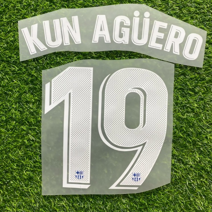 FONT บาร์เซโลน่า ย้อนยุค 2019 "KUN AGUERO #19"