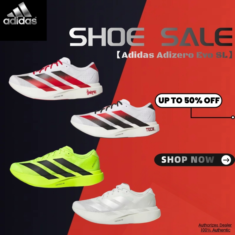 【Joys STOPAN】New Model!!Adidas Adizero Evo SL รองเท้าวิ่ง JQ2147/JQ4569/JR3416/JR5840