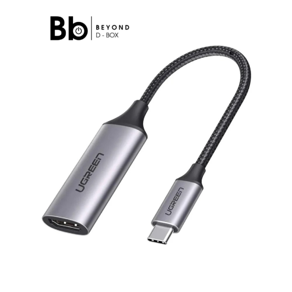 UGREEN USB-C to HDMI Thanderbolt 3 Connecter 4K Gray by BB Beyond D-Box