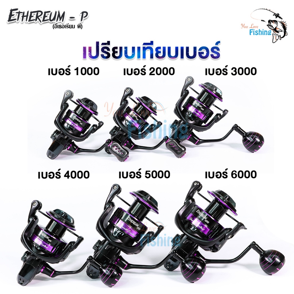 รอกตกปลา รอกสปิน WEEBASS ETHEREUM-P ล็อตใหม่ล่าสุด!! บอดี้คาร์บอน ทนทาน แต่น้ำหนักเบา ผ้าเบรกคาร์บอน กำลังเบรกสูง - รูปที่ 5