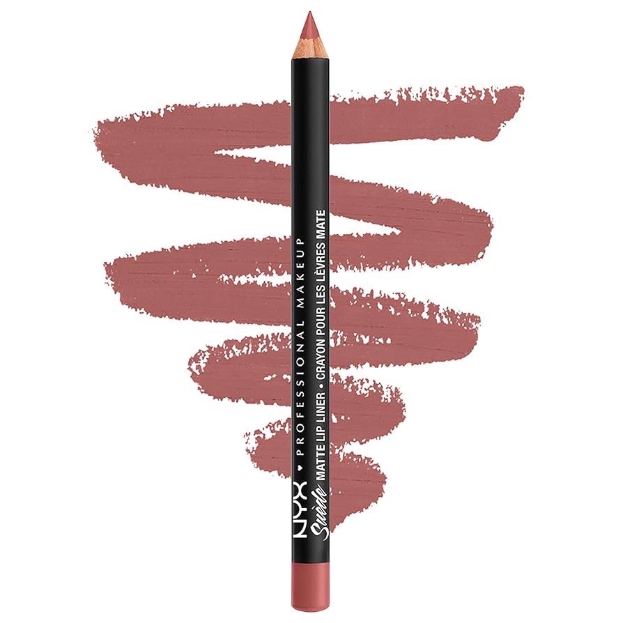 NYX Pro Makeup Suede Matte Lip Liner สี #Brunch # สี ever # สี peekkaboo neutral Me 1g