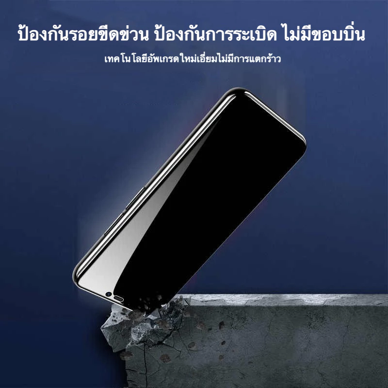ฟิล์มกระจกเต็มจอ กันมอง OPPO A18 A17 A16 A58 A78 A57 A77 A5 A9 A3 Pro Reno 3 thumbnail 8