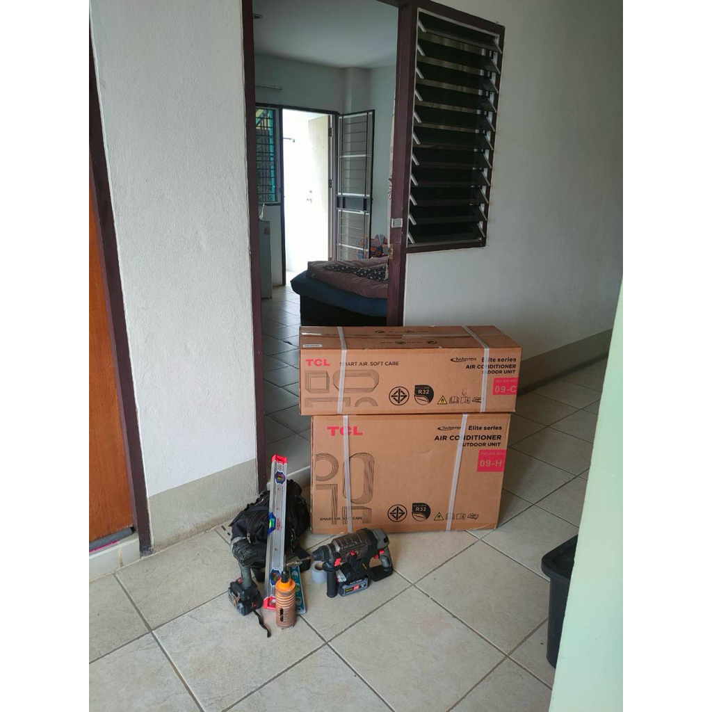 แอร์TCLขนาด9000BTUพร้อมติดตั้ง