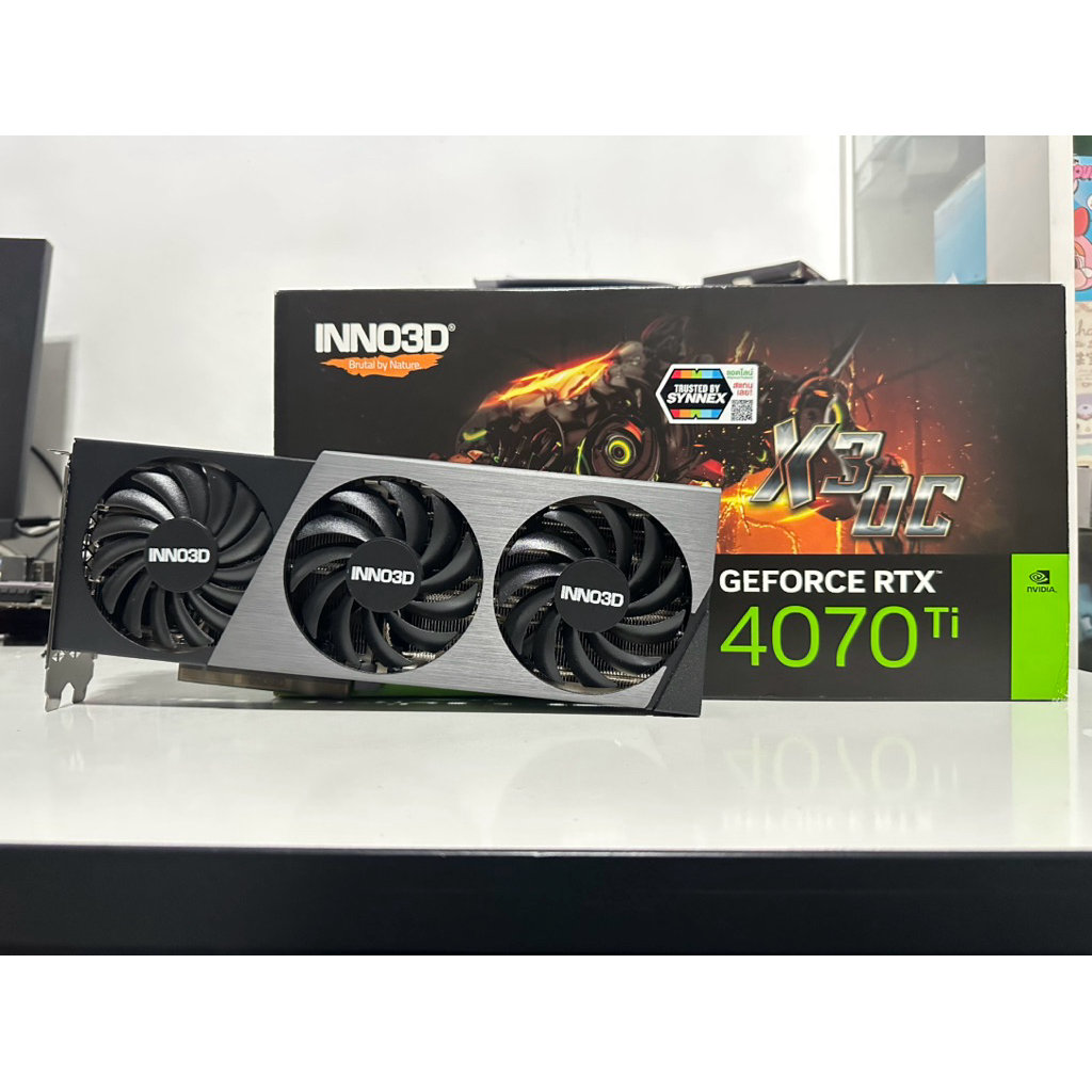 VGA INNO3D RTX4070Ti X3 12GB (การ์ดจอมือสอง)