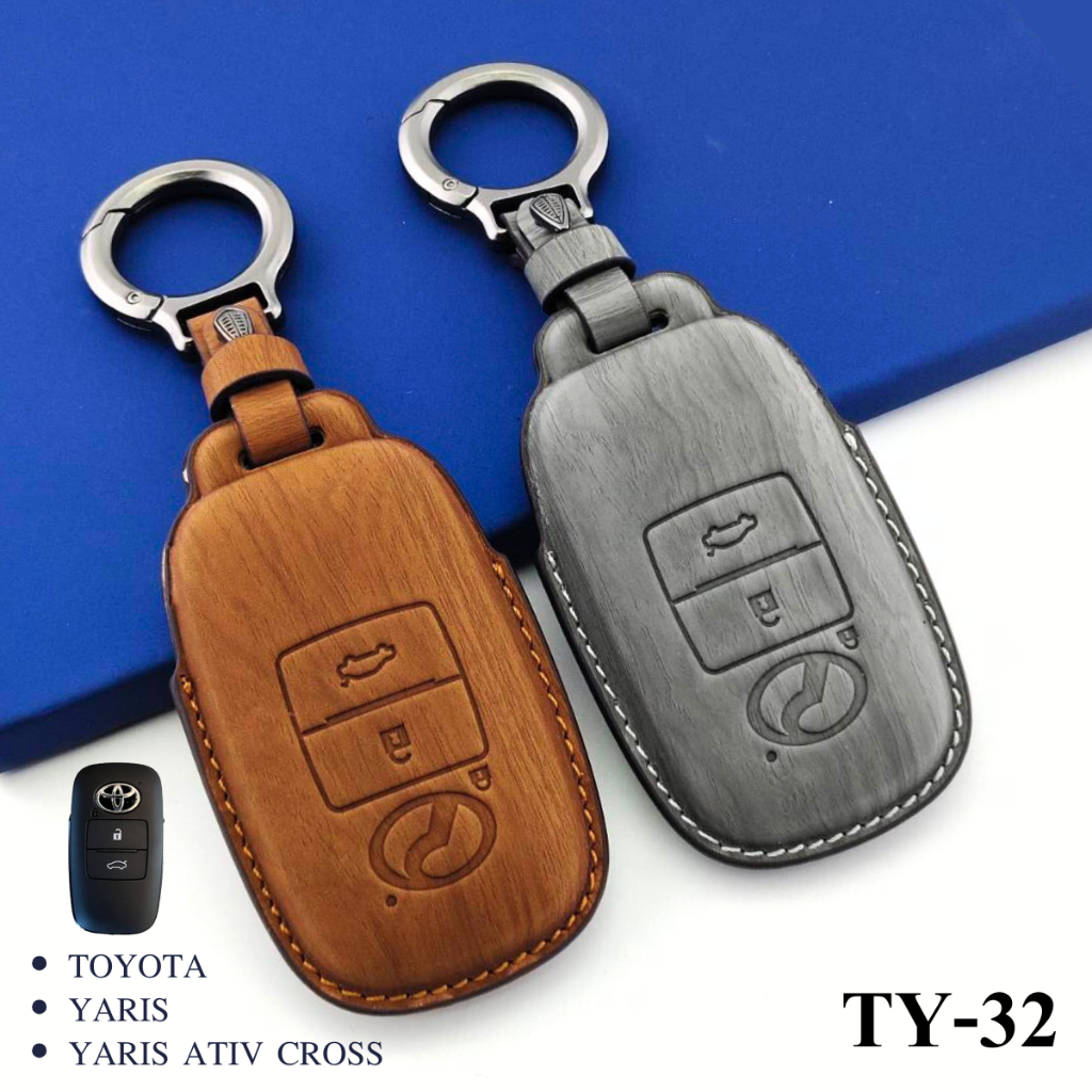 เคสซองหนังสี ปลอกหุ้มพวงกุญแจ Toyota Yaris Cross 2023 ซองหนังกุญแจรถยนต์