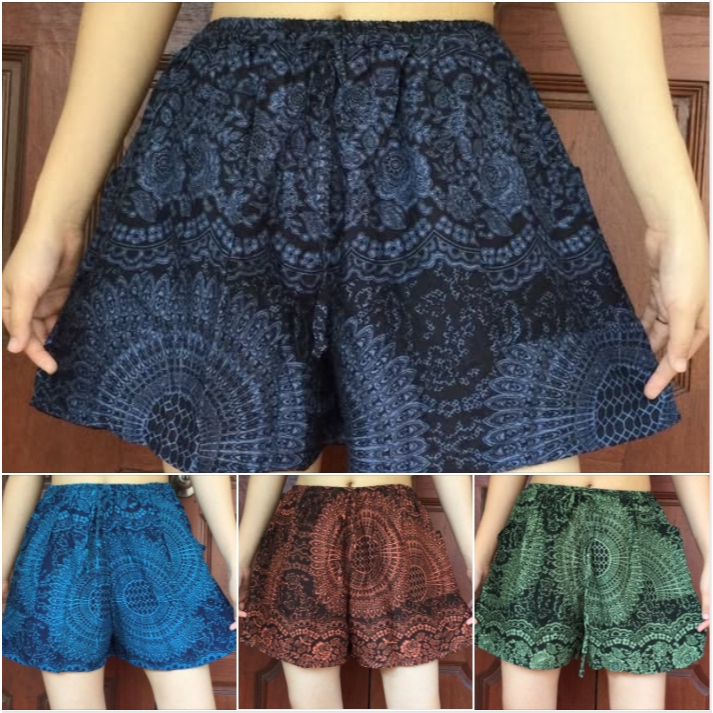 กางเกงขาสั้นผู้หญิง  กางเกงขาสั้น   Shorts Women/ Shorts elephant/Elephant pants