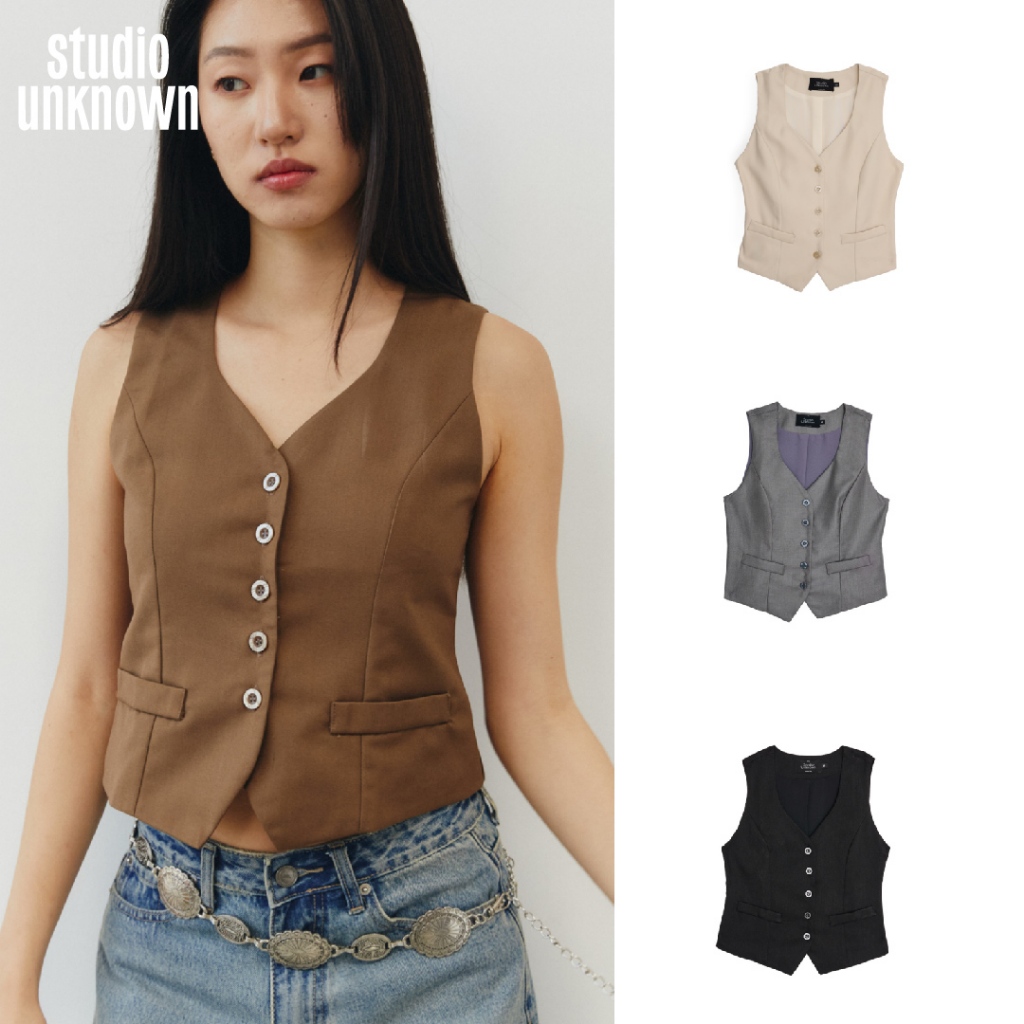 STUDIO UNKNOWN - Nori Vest เสื้อกั้ก