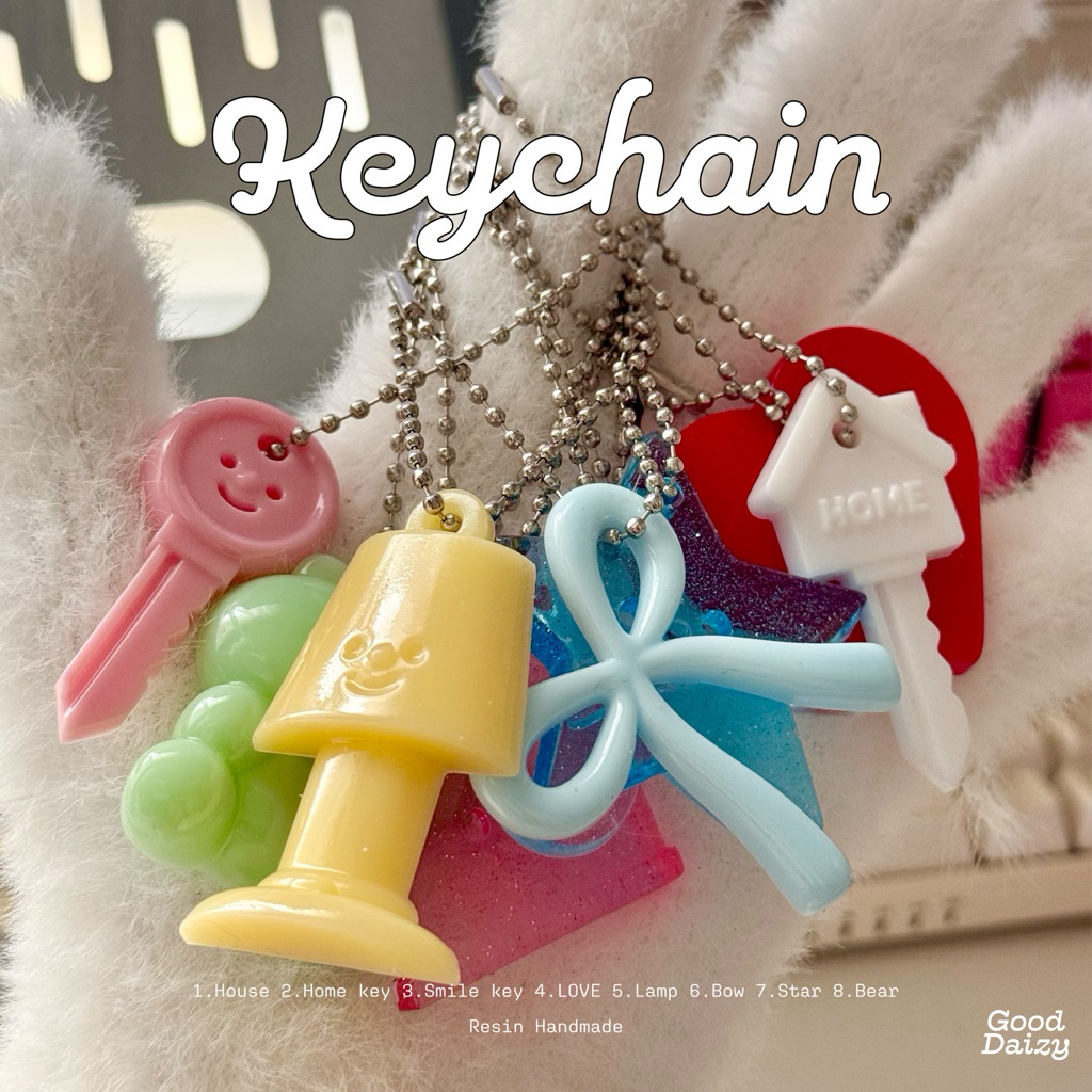 keychain resin พวงกุญแจเรซิ่น | Good Daizy