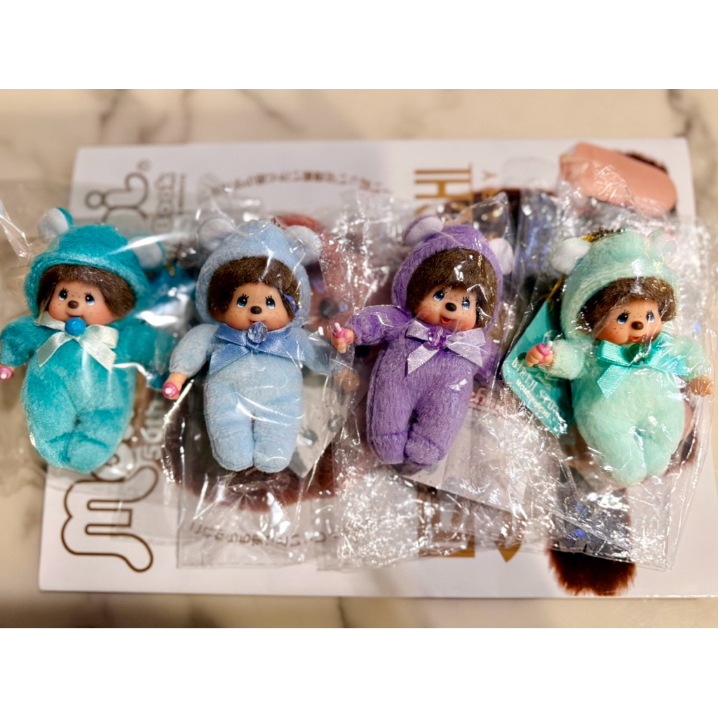 [พร้อมส่ง] ใช้โค้ดลด  Monchhichi ม่อนชิชิเดือนเกิด พวงจิ๋วแรร์ ของใหม่ป้ายครบ ของแท้จ้า