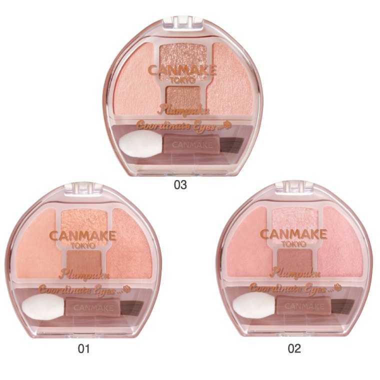 พร้อมส่ง CANMAKE ดอลลี่อาย Plumpuku Coordinate Eyes ทาตา Dolly eyes อายแชโดว์