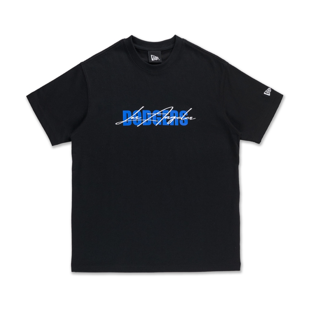 New Era เสื้อยืดแขนสั้นรุ่น Los Angeles Dodgers Mix League Script Black Short Sleeve T-Shirt